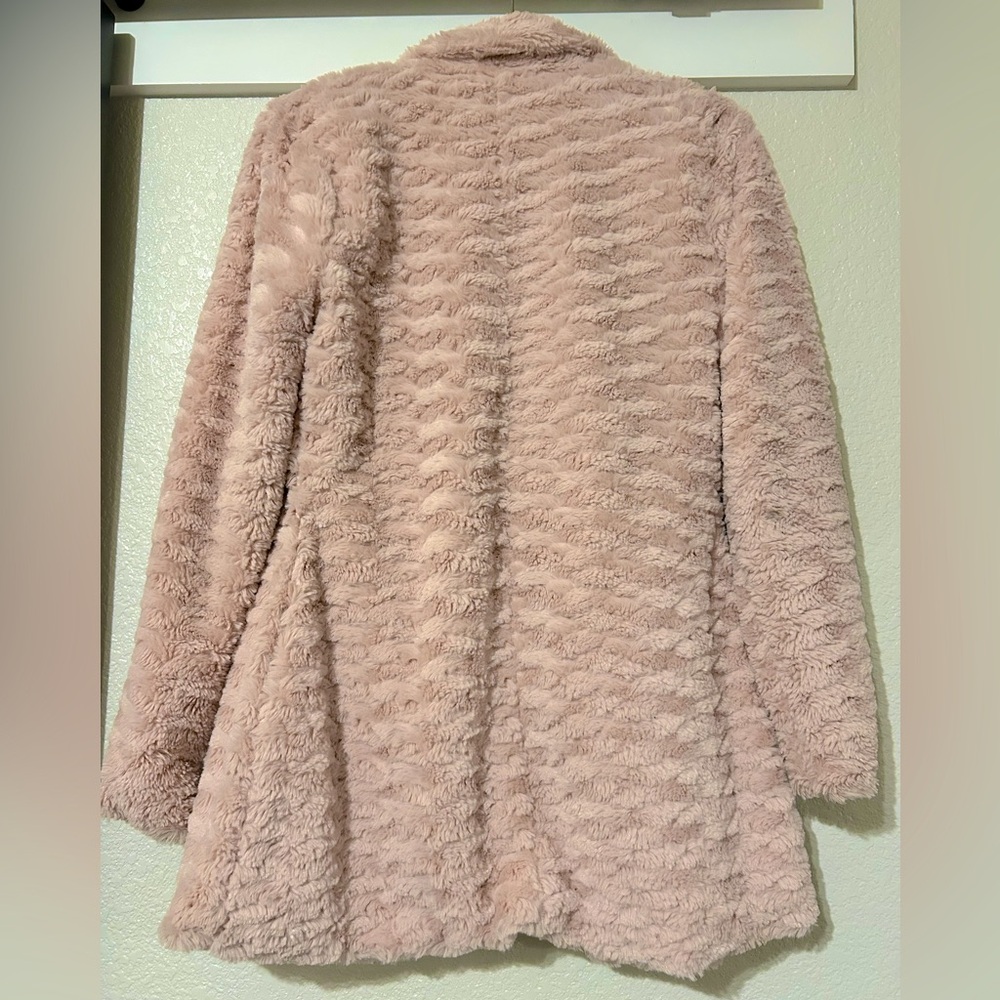 Giani Bernini Pink Fur Coat